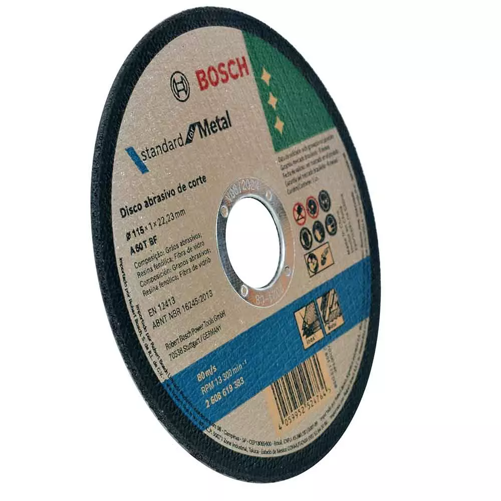 Disco de Corte Inox STD 115x1mm Bosch